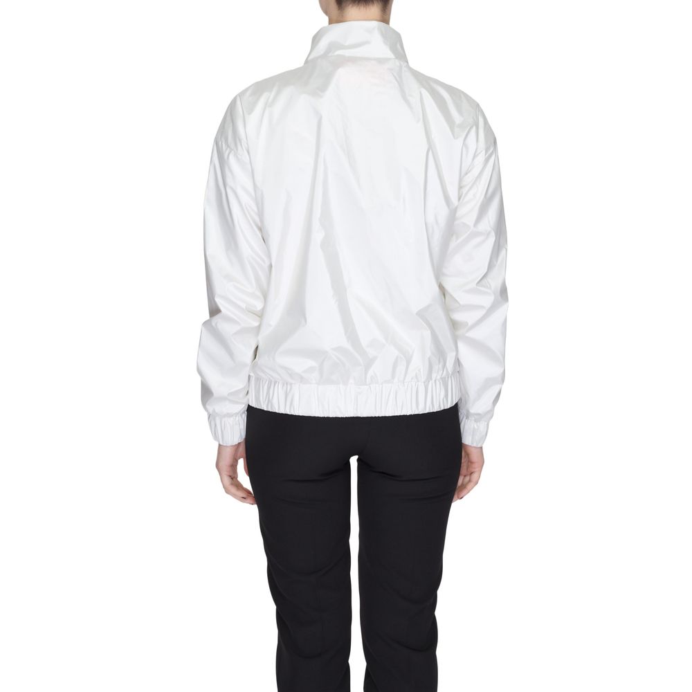 White Polyester Jackets & Coat