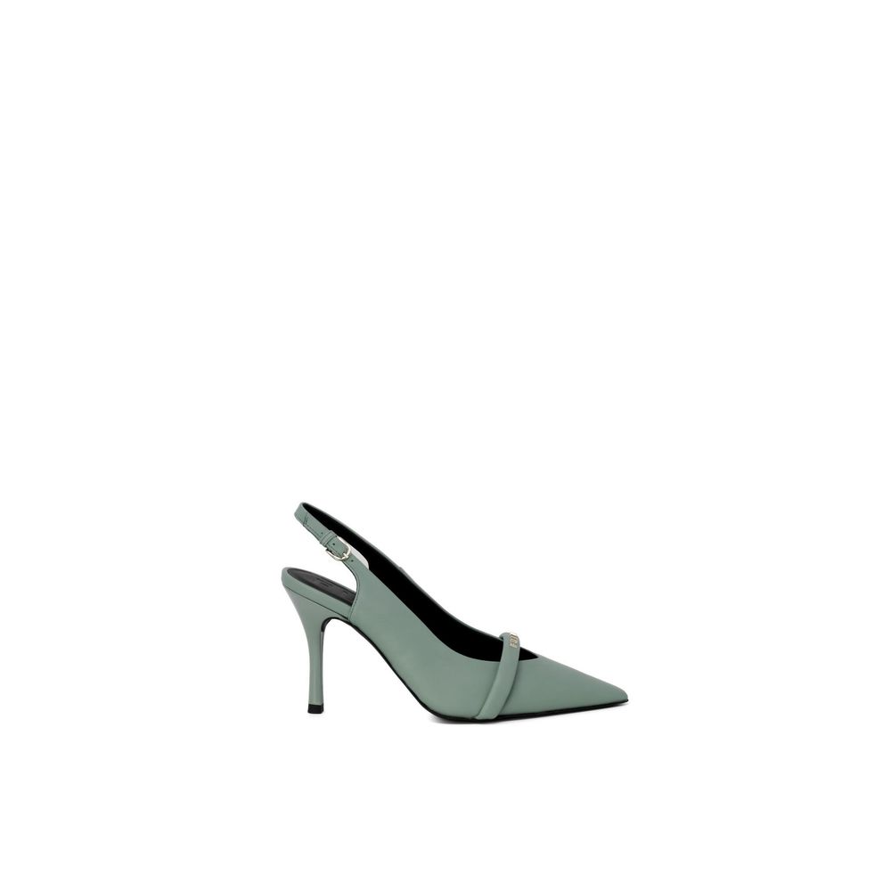 Green Leather Pump