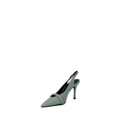 Green Leather Pump