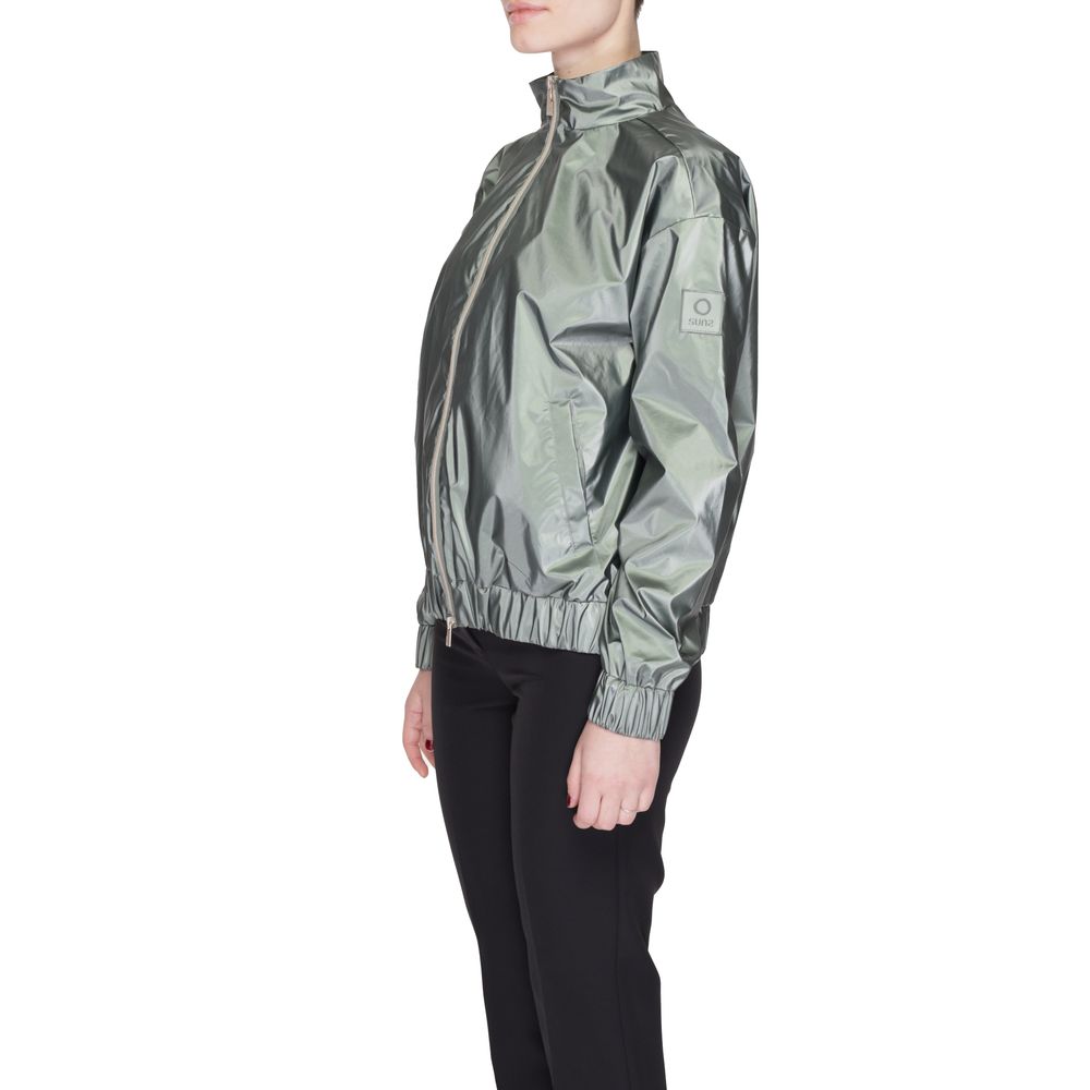 Green Polyester Jackets & Coat