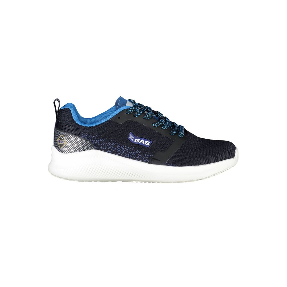 Blue Polyester Sneaker