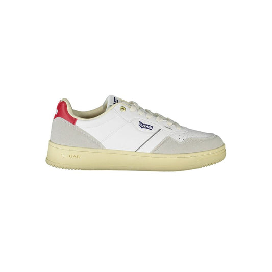 White Artificial Leather Sneaker