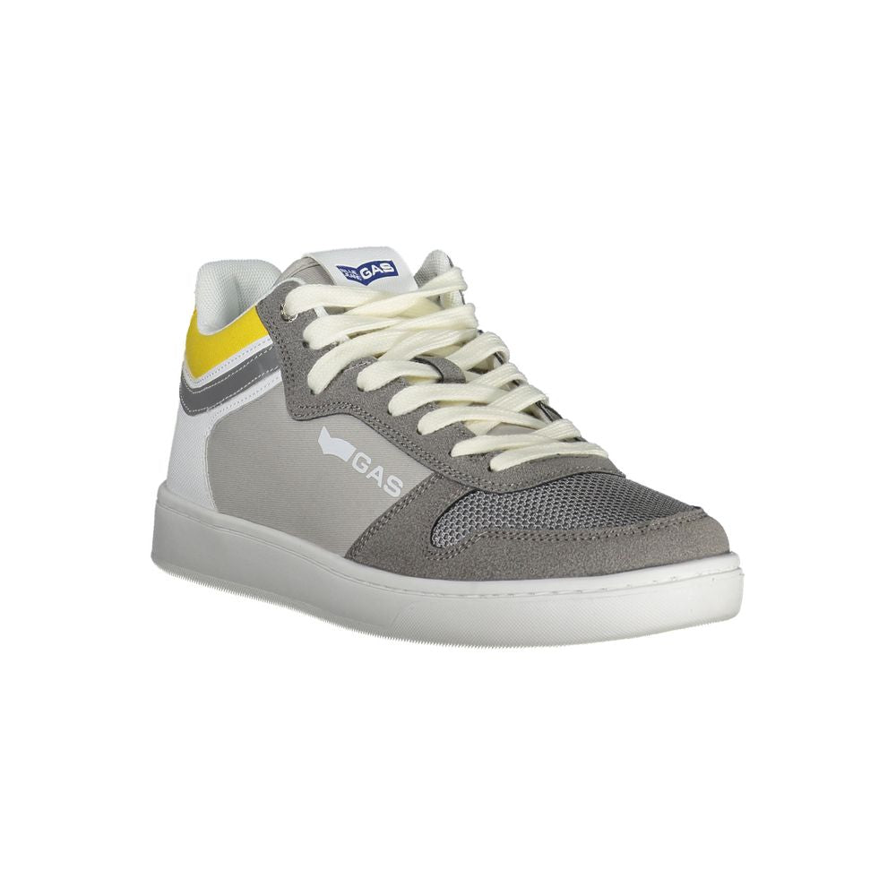 Gray Polyester Sneaker