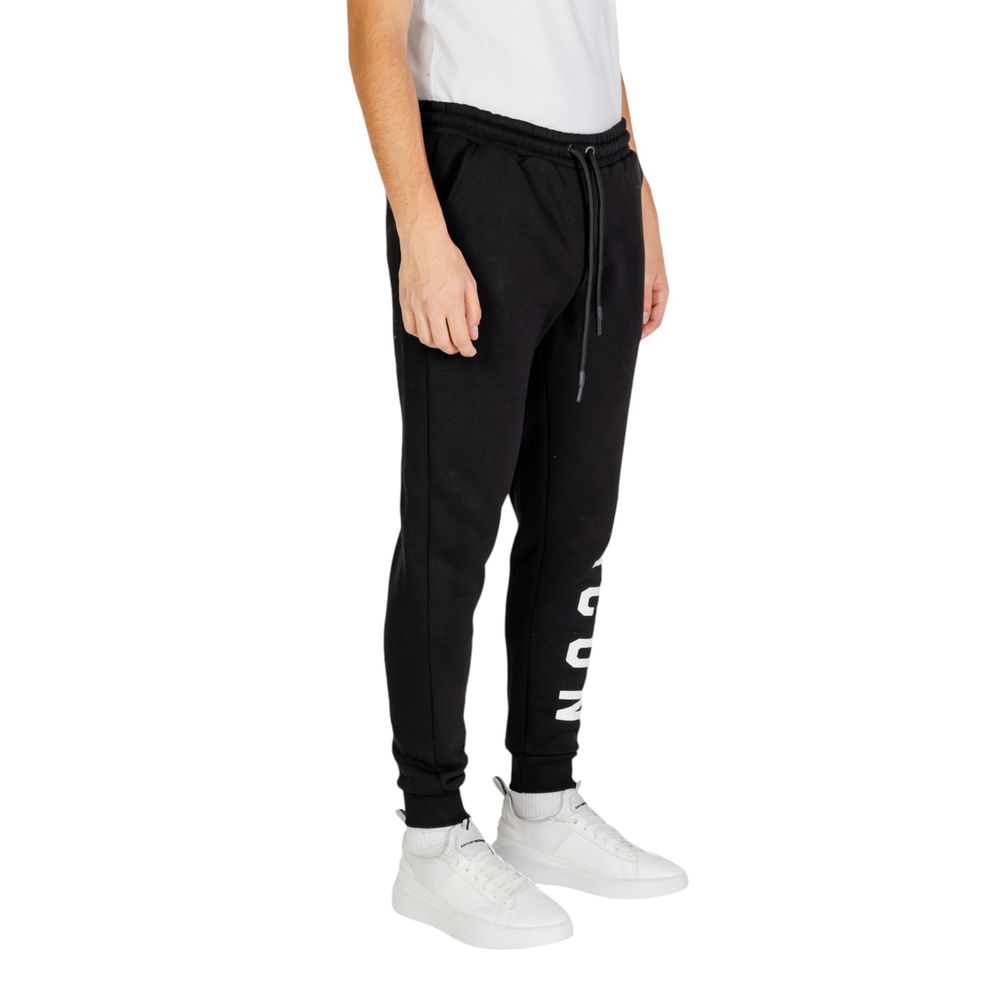 Black And White Cotton Jeans & Pant