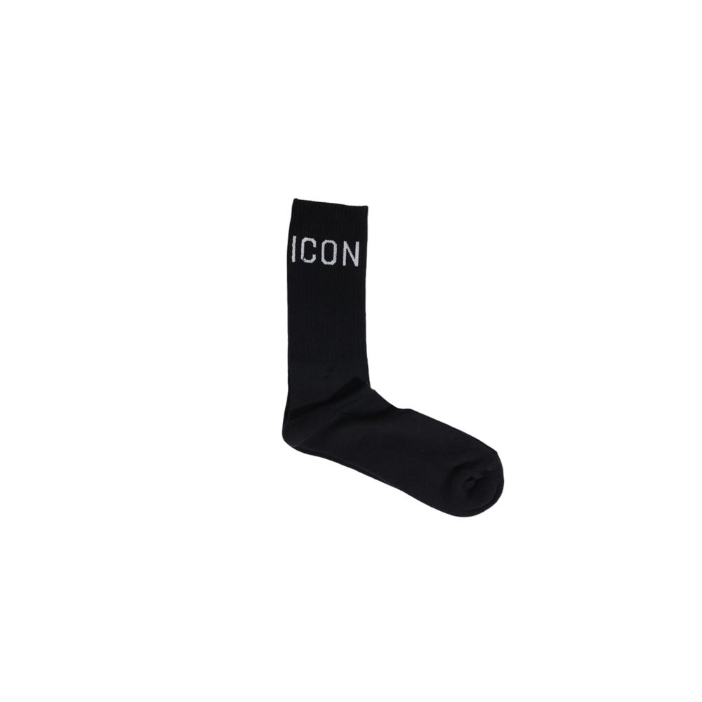 Black Cotton Sock