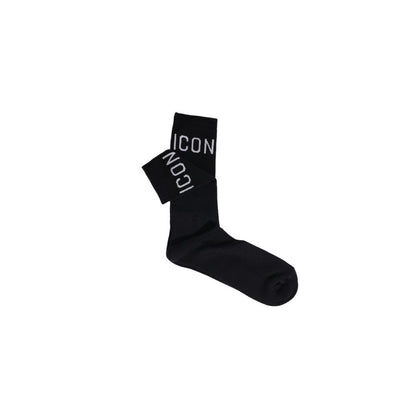 Black Cotton Sock