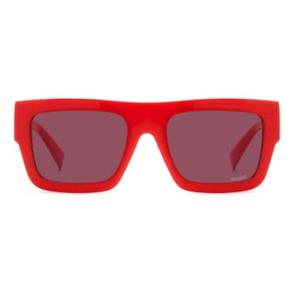 Red Plastic Sunglasses