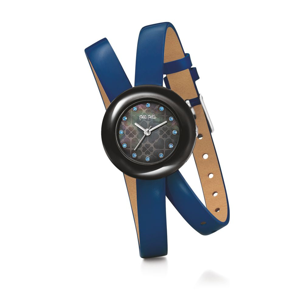 Blue Leather Watch