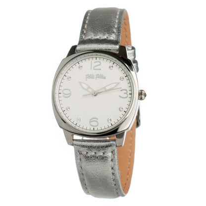 Gray Leather Watch