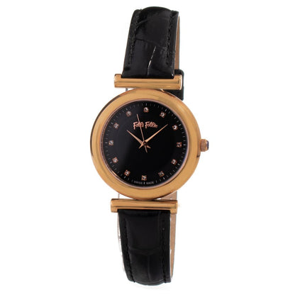 Black Leather Watch