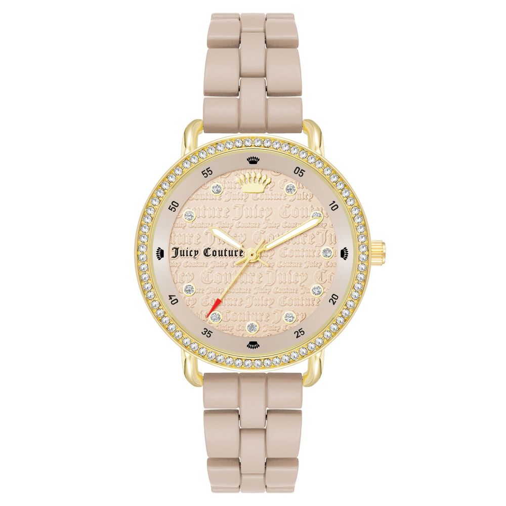 Beige Metal Watch