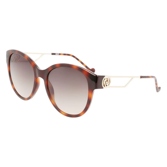 Brown Injected Sunglasses