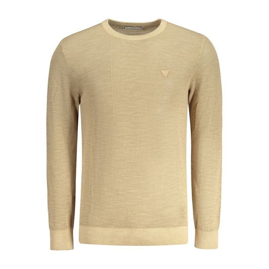 Beige Cotton Sweater