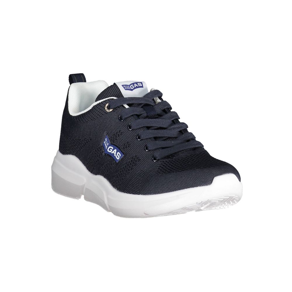 Blue Artificial Leather Sneaker