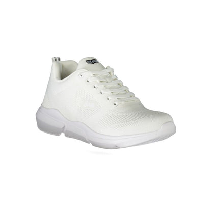 White Polyester Sneaker