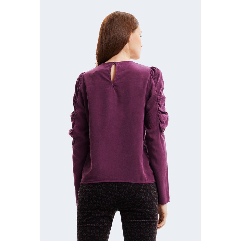 Purple Tencel Tops & T-Shirt