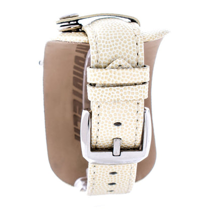 Beige Leather Watch