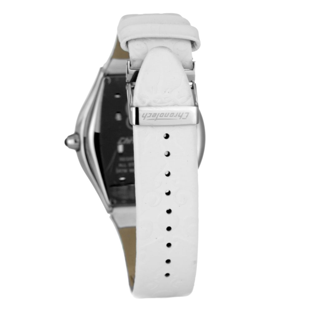 White Leather Watch