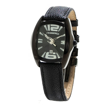 Black Leather Watch