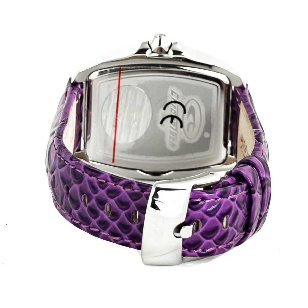 Purple Leather Watch