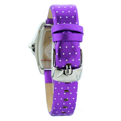 Purple Leather Watch