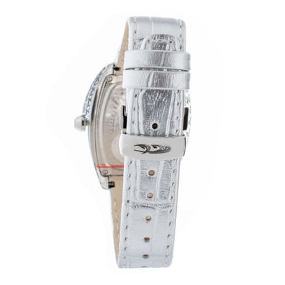 Silver Leather Watch