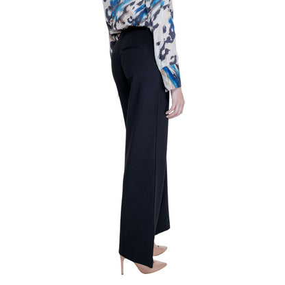 Black Viscose Jeans & Pant