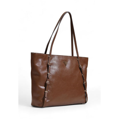 Brown Polyethylene Handbag