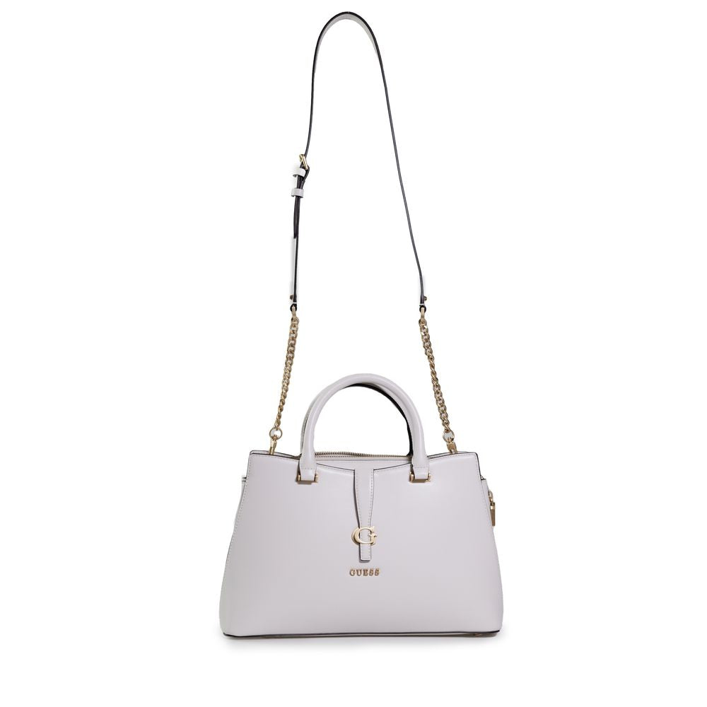 Cream Polyethylene Handbag