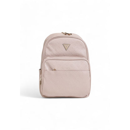 Pink Polyethylene Backpack