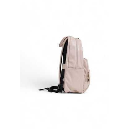 Pink Polyethylene Backpack