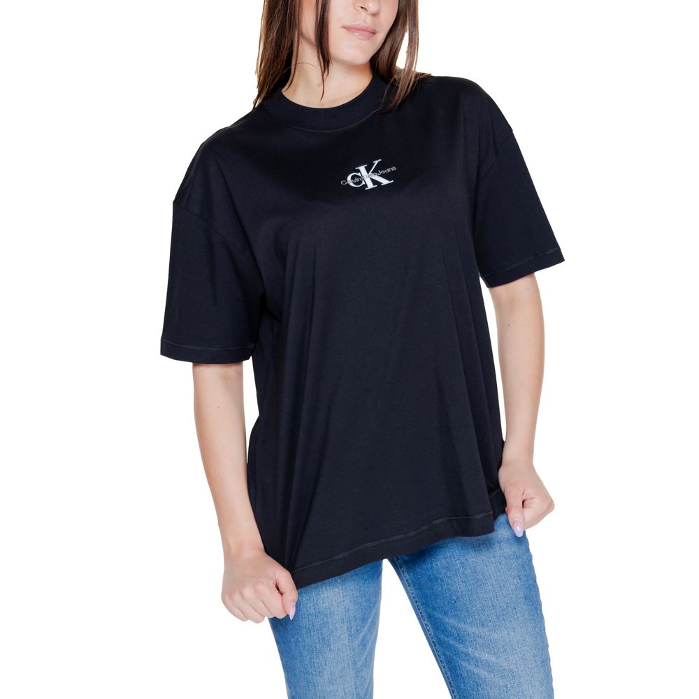 Black Cotton Tops & T-Shirt