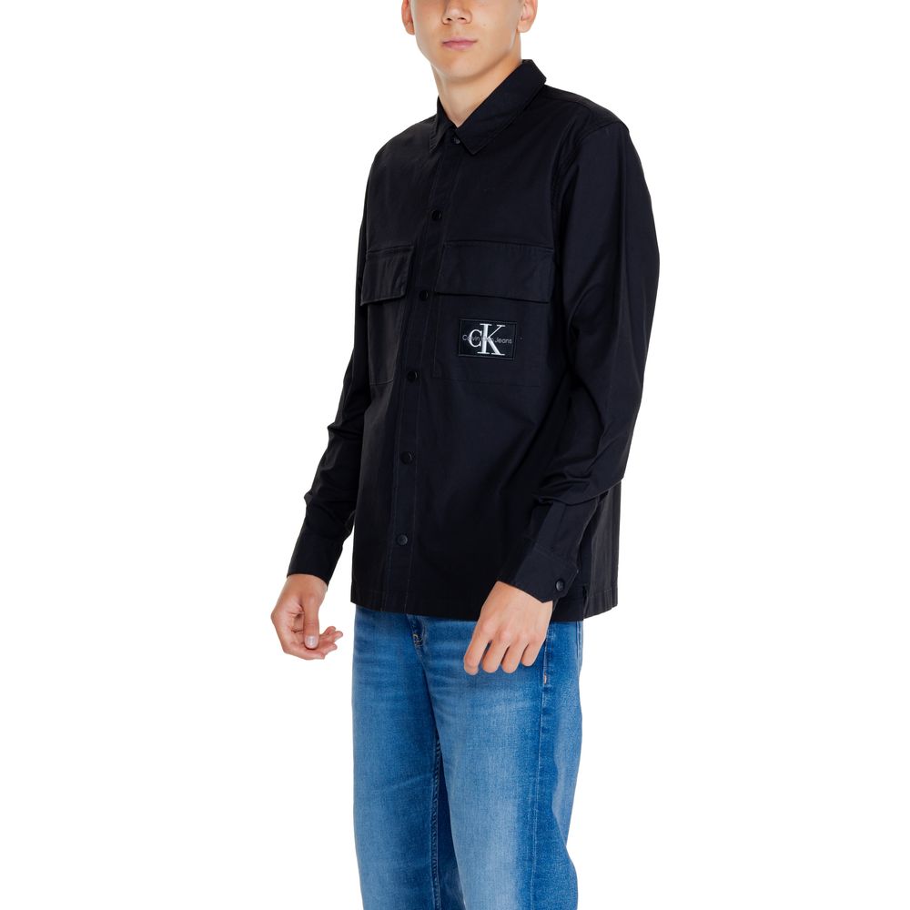 Black Cotton Rigenerato Shirt