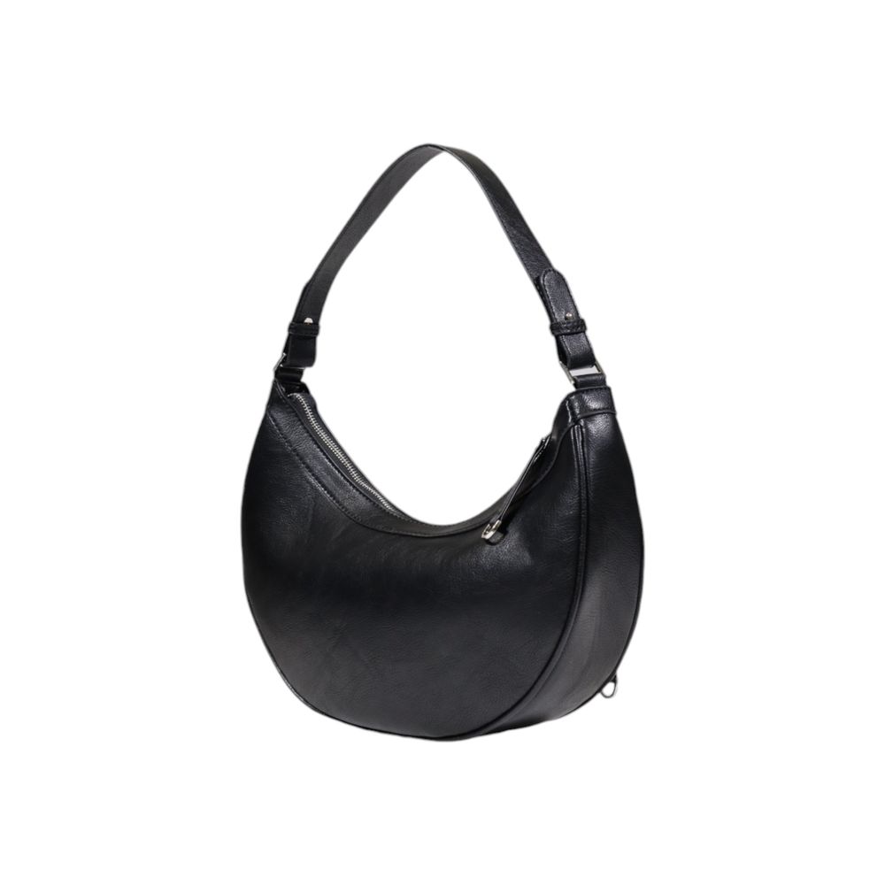 Black Polyester Handbag