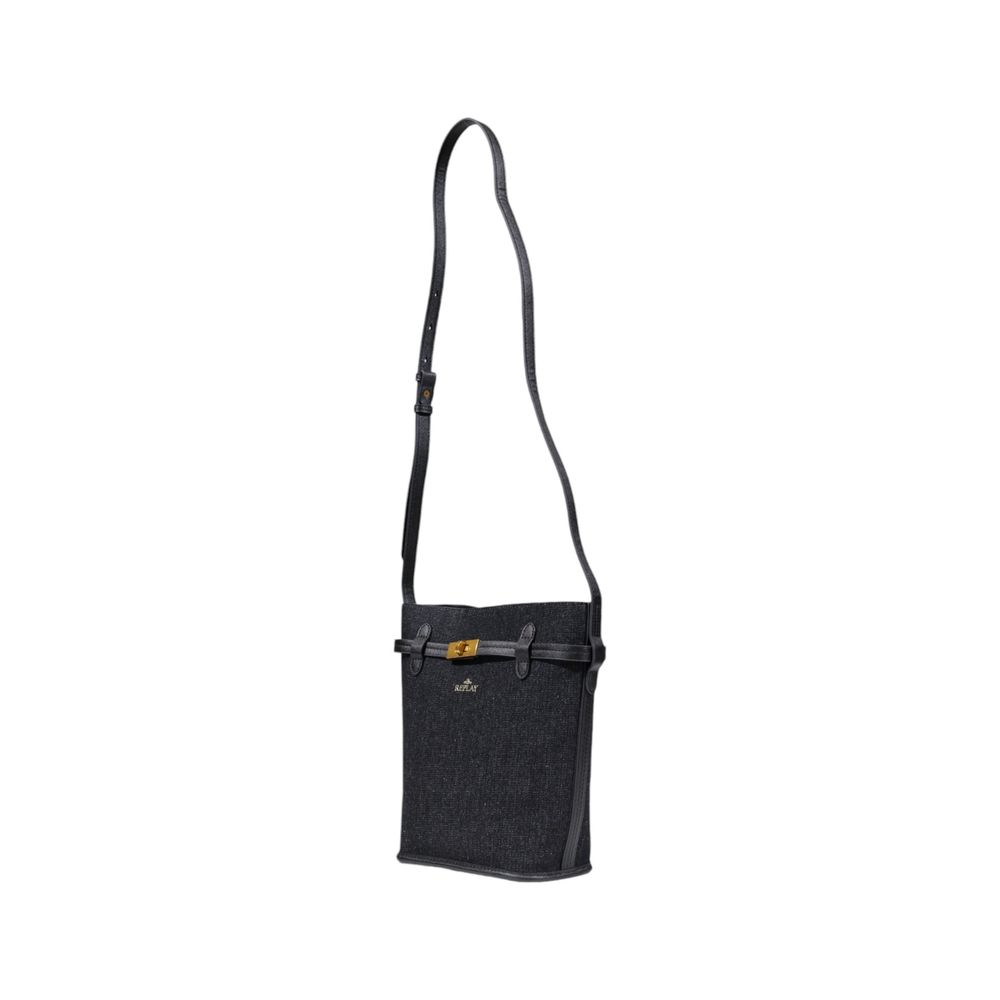 Black Cotton Handbag