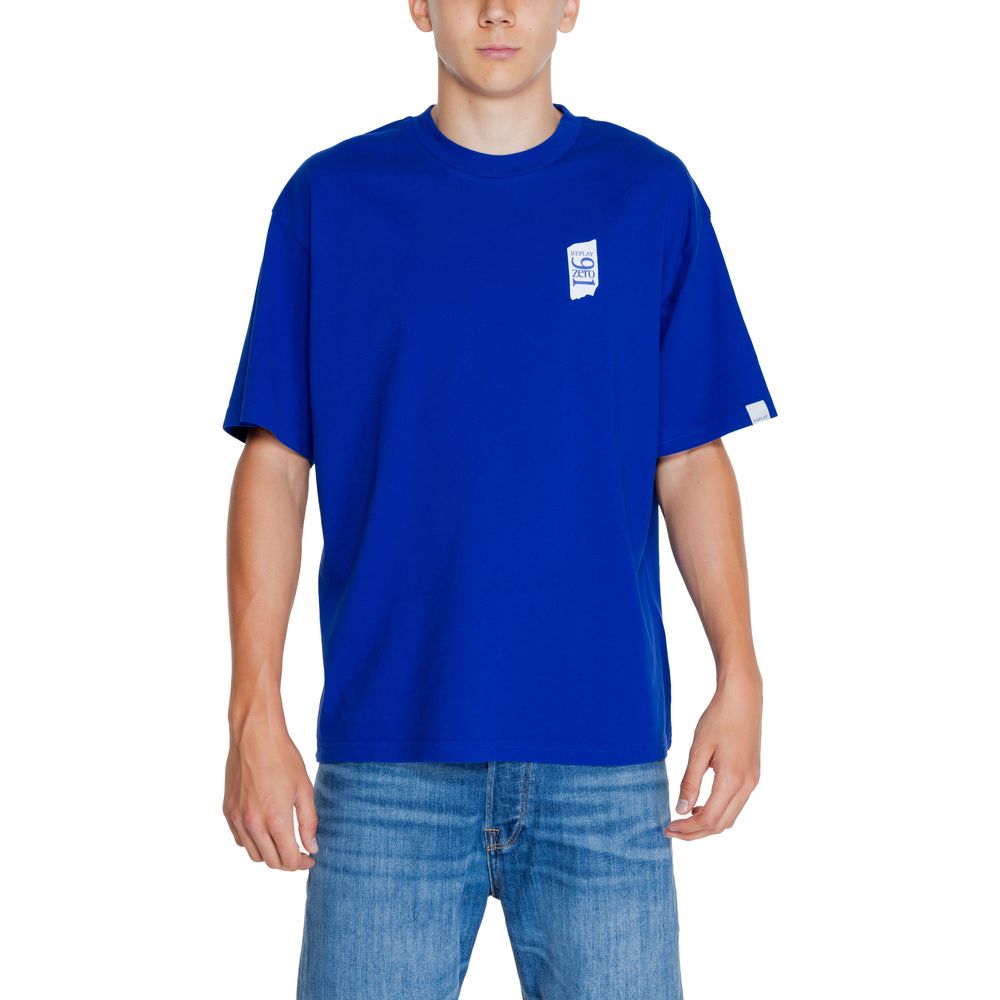 Blue Cotton T-Shirt