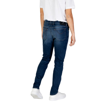 Blue Cotton Jeans & Pant