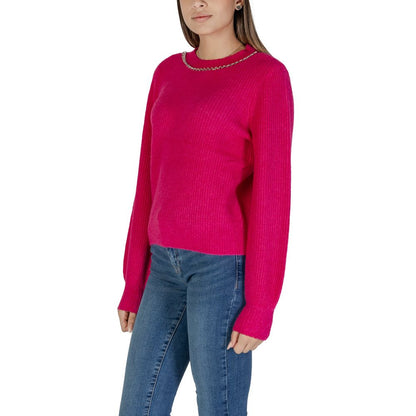 Pink Recycled Polyester Sweater