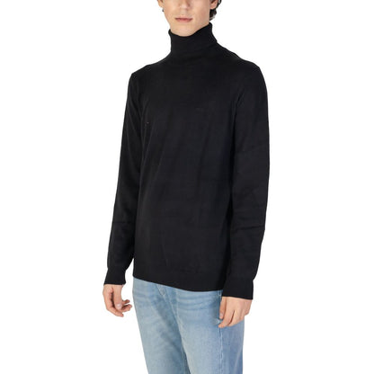 Black Cotton Sweater