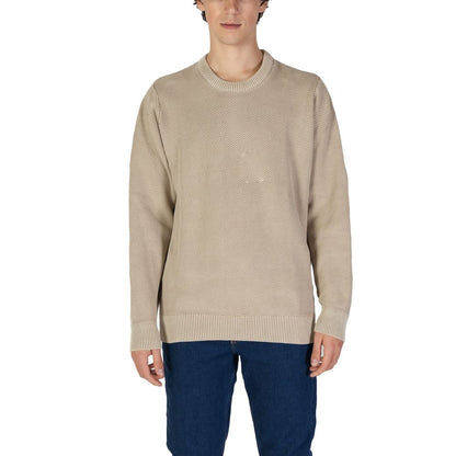 Beige Cotton Sweater