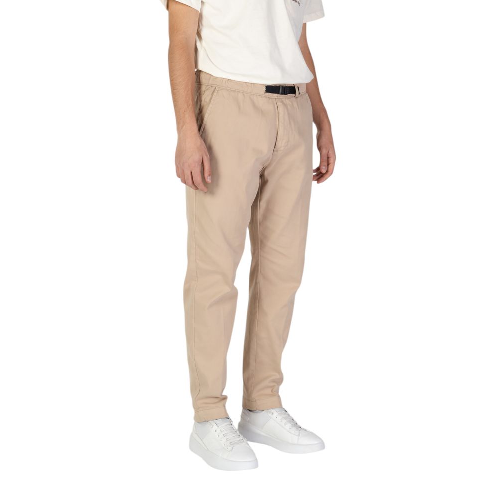 Beige Cotton Jeans & Pant