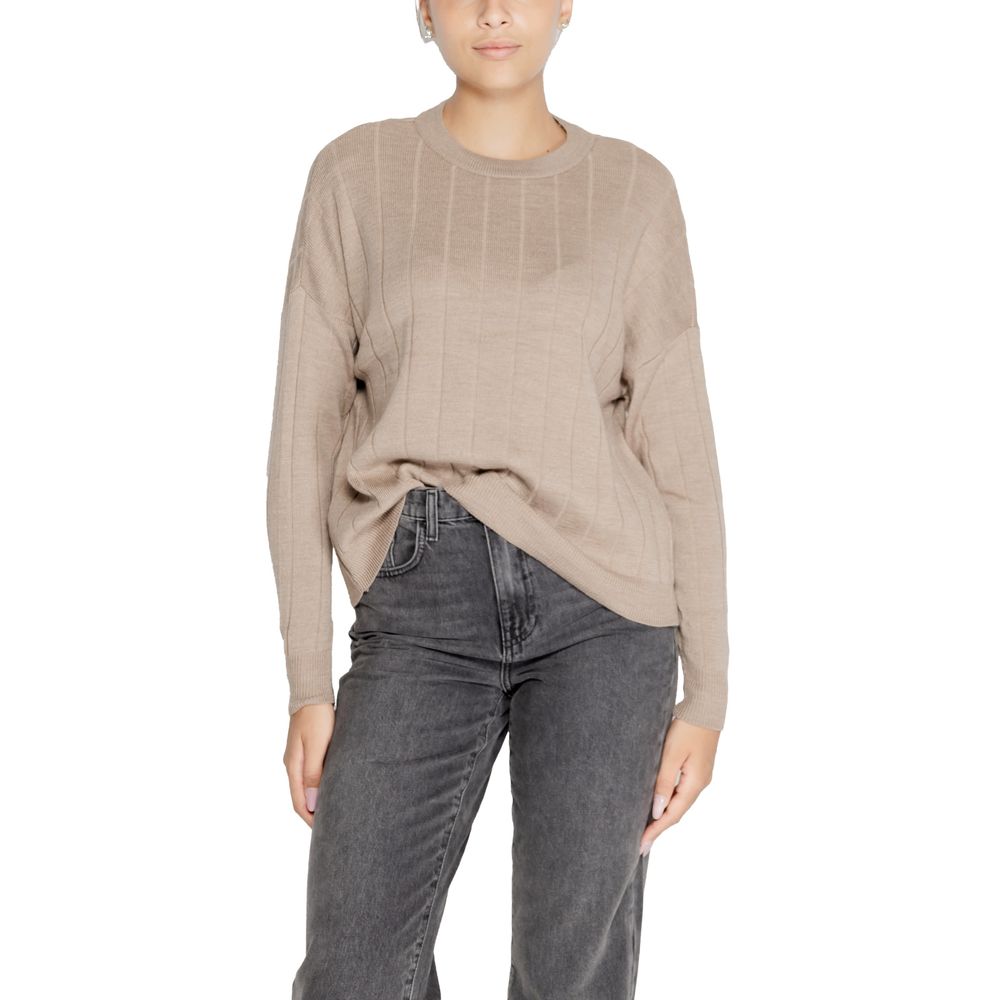 Beige Acrylic Sweater