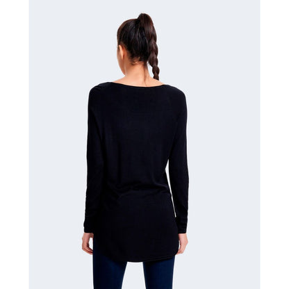 Black Viscose Tops & T-Shirt