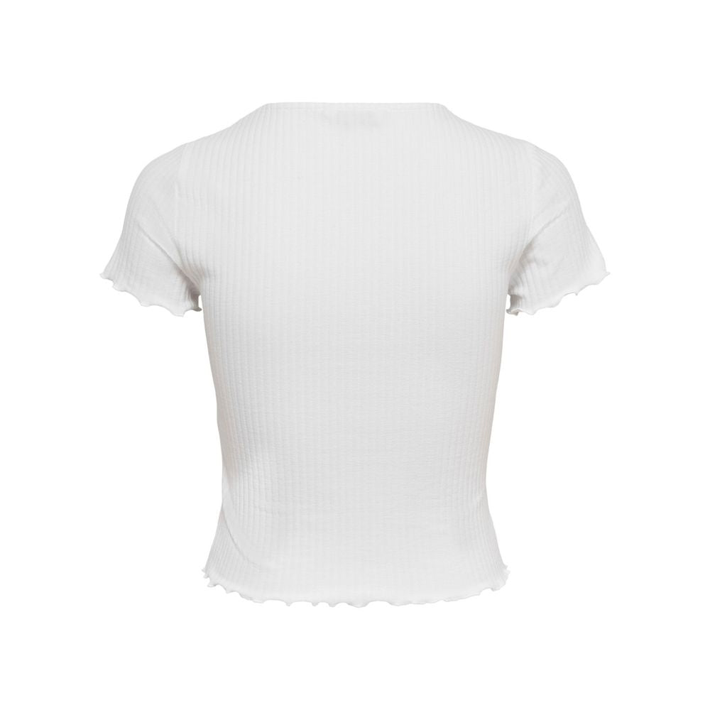 White Polyester Tops & T-Shirt