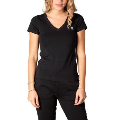 Black Cotton Tops & T-Shirt