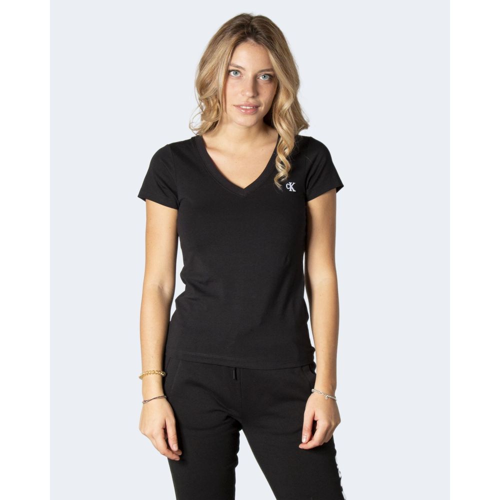 Black Cotton Tops & T-Shirt