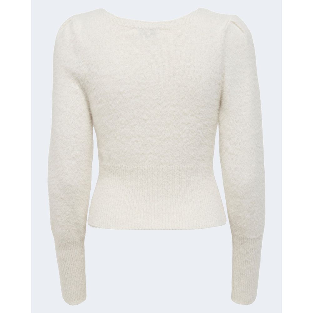 Cream Nylon Sweater