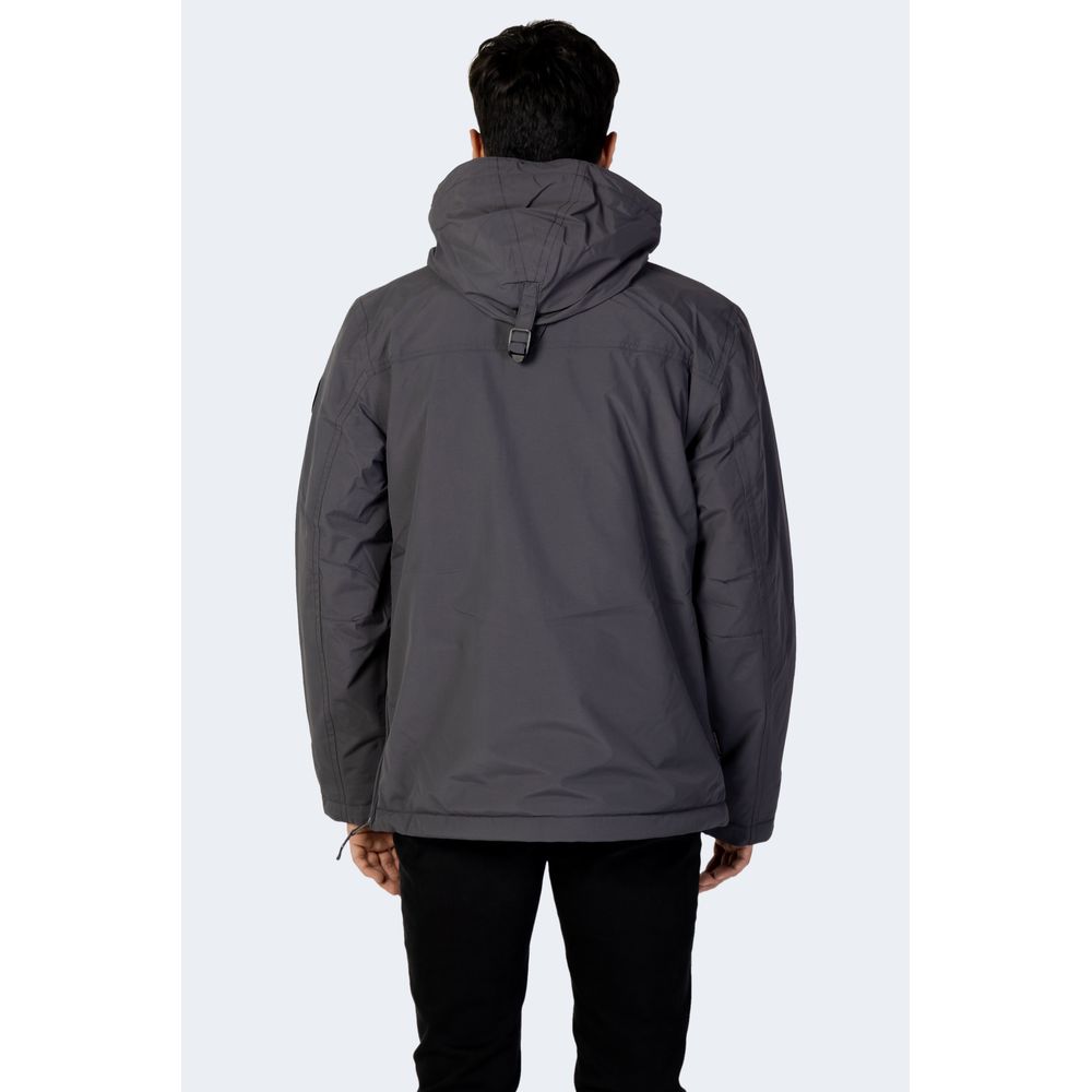 Gray Nylon Jacket