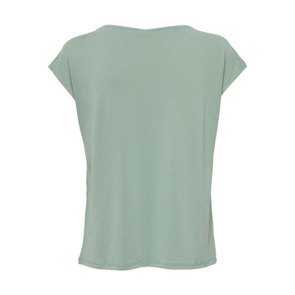 Green Tencel Tops & T-Shirt