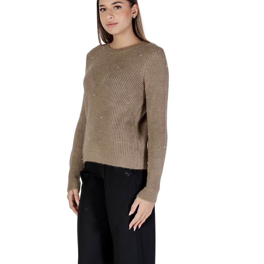 Beige Acrylic Sweater